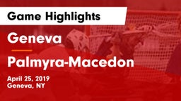 Geneva  vs Palmyra-Macedon  Game Highlights - April 25, 2019