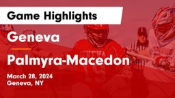 Geneva  vs Palmyra-Macedon  Game Highlights - March 28, 2024