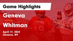 Geneva  vs Whitman  Game Highlights - April 17, 2024
