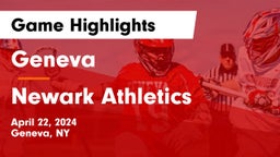 Geneva  vs Newark Athletics Game Highlights - April 22, 2024