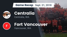 Recap: Centralia  vs. Fort Vancouver  2018