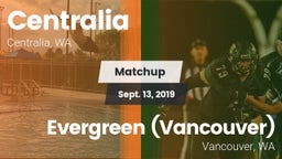 Matchup: Centralia vs. Evergreen  (Vancouver) 2019