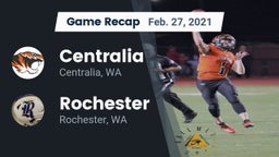 Recap: Centralia  vs. Rochester  2021