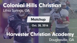 Matchup: Colonial Hills Chris vs. Harvester Christian Academy  2016
