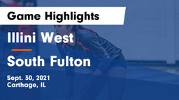 Illini West  vs South Fulton  Game Highlights - Sept. 30, 2021