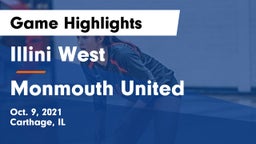 Illini West  vs Monmouth United Game Highlights - Oct. 9, 2021