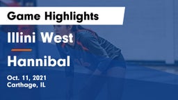 Illini West  vs Hannibal  Game Highlights - Oct. 11, 2021
