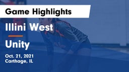 Illini West  vs Unity  Game Highlights - Oct. 21, 2021