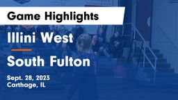 Illini West  vs South Fulton  Game Highlights - Sept. 28, 2023