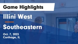 Illini West  vs Southeastern Game Highlights - Oct. 7, 2023