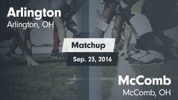 Matchup: Arlington vs. McComb  2016