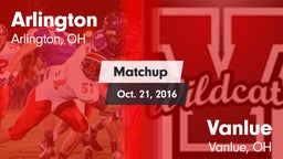 Matchup: Arlington vs. Vanlue  2016