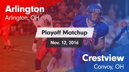 Matchup: Arlington vs. Crestview  2016
