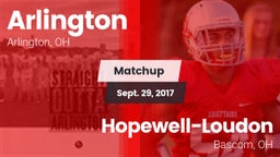 Matchup: Arlington vs. Hopewell-Loudon  2017