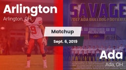 Matchup: Arlington vs. Ada  2019