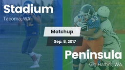 Matchup: Stadium  vs. Peninsula  2017