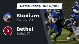 Recap: Stadium  vs. Bethel  2017