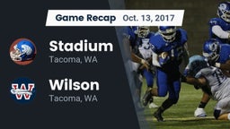 Recap: Stadium  vs. Wilson  2017