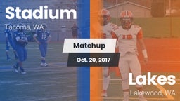 Matchup: Stadium  vs. Lakes  2017