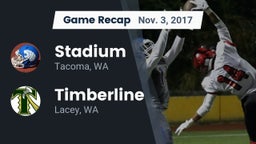 Recap: Stadium  vs. Timberline  2017