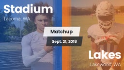 Matchup: Stadium  vs. Lakes  2018