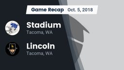 Recap: Stadium  vs. Lincoln  2018