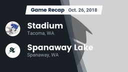 Recap: Stadium  vs. Spanaway Lake  2018