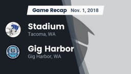 Recap: Stadium  vs. Gig Harbor  2018