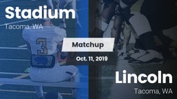 Matchup: Stadium  vs. Lincoln  2019