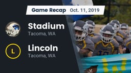 Recap: Stadium  vs. Lincoln  2019