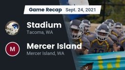 Recap: Stadium  vs. Mercer Island  2021