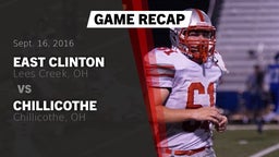 Recap: East Clinton  vs. Chillicothe  2016