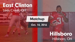 Matchup: East Clinton vs. Hillsboro 2016