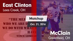 Matchup: East Clinton vs. McClain  2016