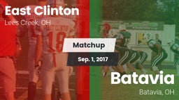 Matchup: East Clinton vs. Batavia  2017