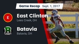 Recap: East Clinton  vs. Batavia  2017