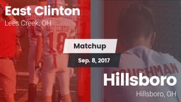 Matchup: East Clinton vs. Hillsboro 2017