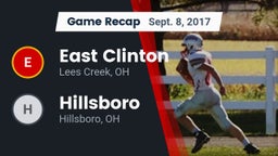 Recap: East Clinton  vs. Hillsboro 2017
