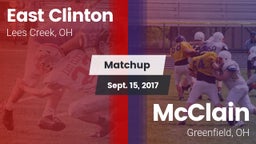 Matchup: East Clinton vs. McClain  2017