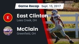 Recap: East Clinton  vs. McClain  2017