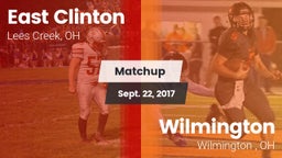 Matchup: East Clinton vs. Wilmington  2017