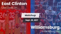 Matchup: East Clinton vs. Williamsburg  2017