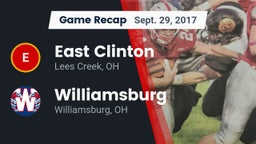 Recap: East Clinton  vs. Williamsburg  2017