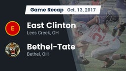 Recap: East Clinton  vs. Bethel-Tate  2017