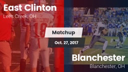 Matchup: East Clinton vs. Blanchester  2017
