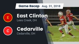 Recap: East Clinton  vs. Cedarville  2018