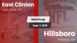 Matchup: East Clinton vs. Hillsboro 2018