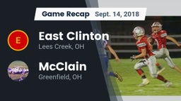 Recap: East Clinton  vs. McClain  2018