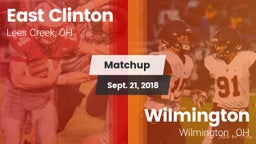 Matchup: East Clinton vs. Wilmington  2018