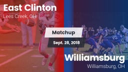 Matchup: East Clinton vs. Williamsburg  2018